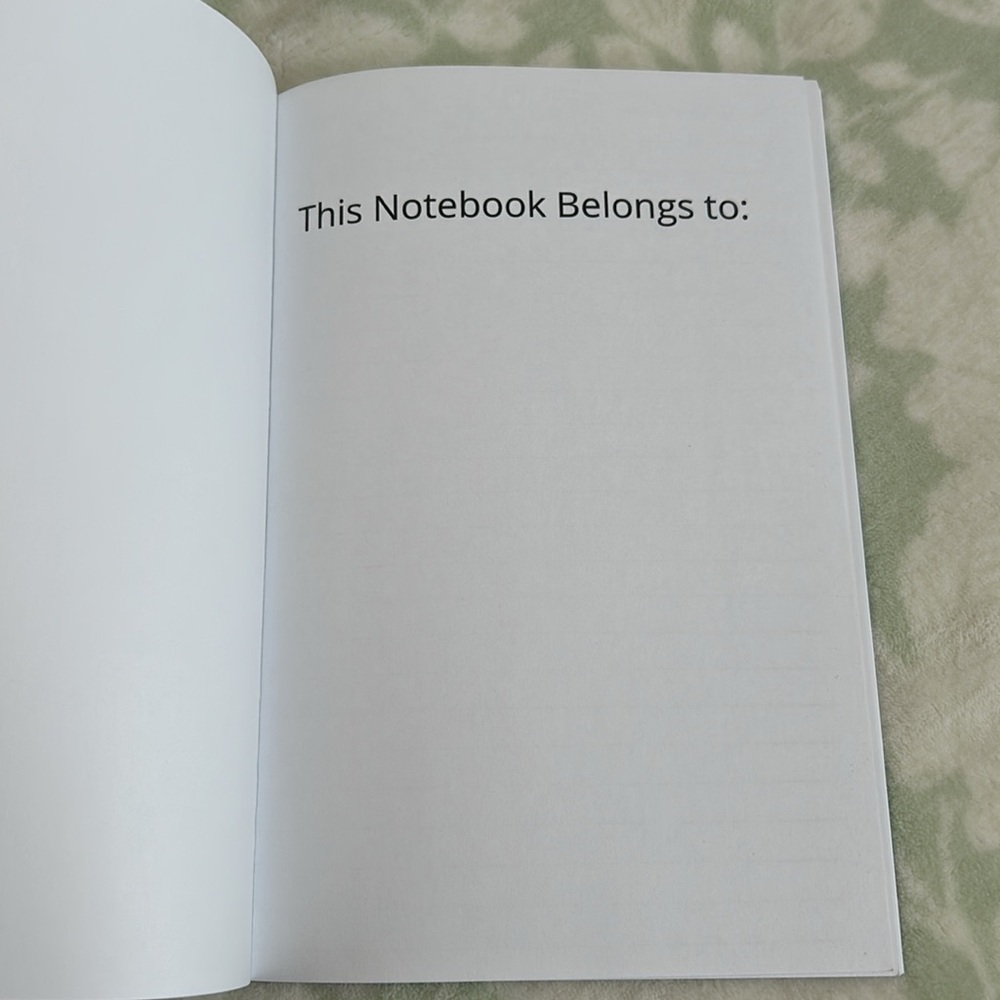 Floral notebook - Picture 2 of 3